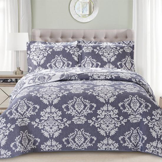 cxmicrotex Damask Purple Комплект постельного белья из жаккардового стеганого одеяла