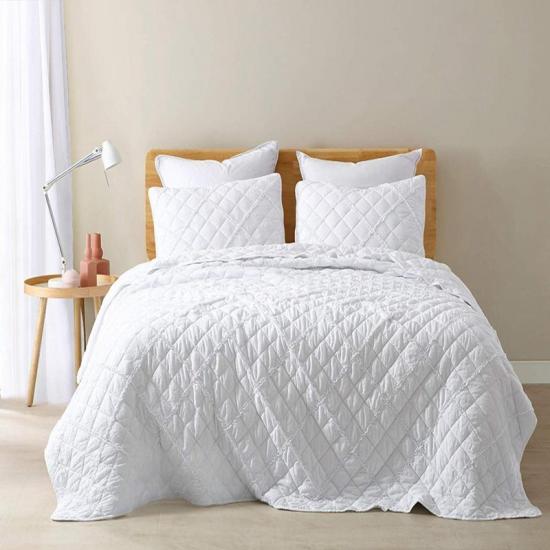 Комплект пододеяльников Pure White Color Ruffled Покрывало